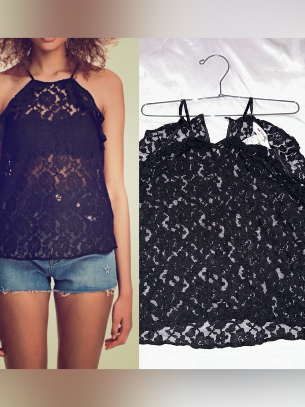 H&M Coachella Lace Top